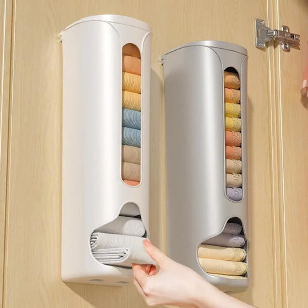 Wall Mounted Socks Storage Plastic Carry Bag Storage Multipurpose Storage Box (Pack of 1)